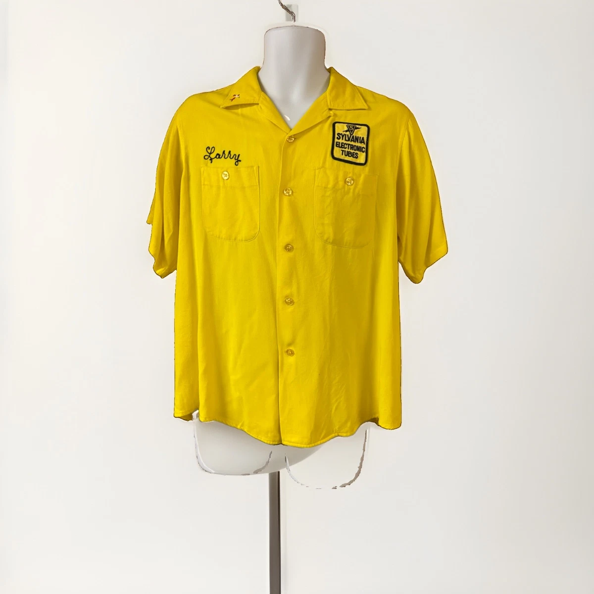 Bowling Yellow Vintage Casual Shirts for Men for sale | eBay