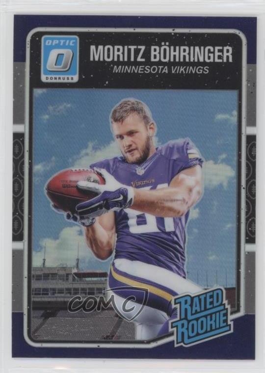 2016 Donruss Optic Rated Rookie Purple Moritz Bohringer #167 Rookie RC 5p5