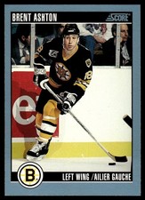 1992-93 Score Canadian Brent Ashton Boston Bruins #164