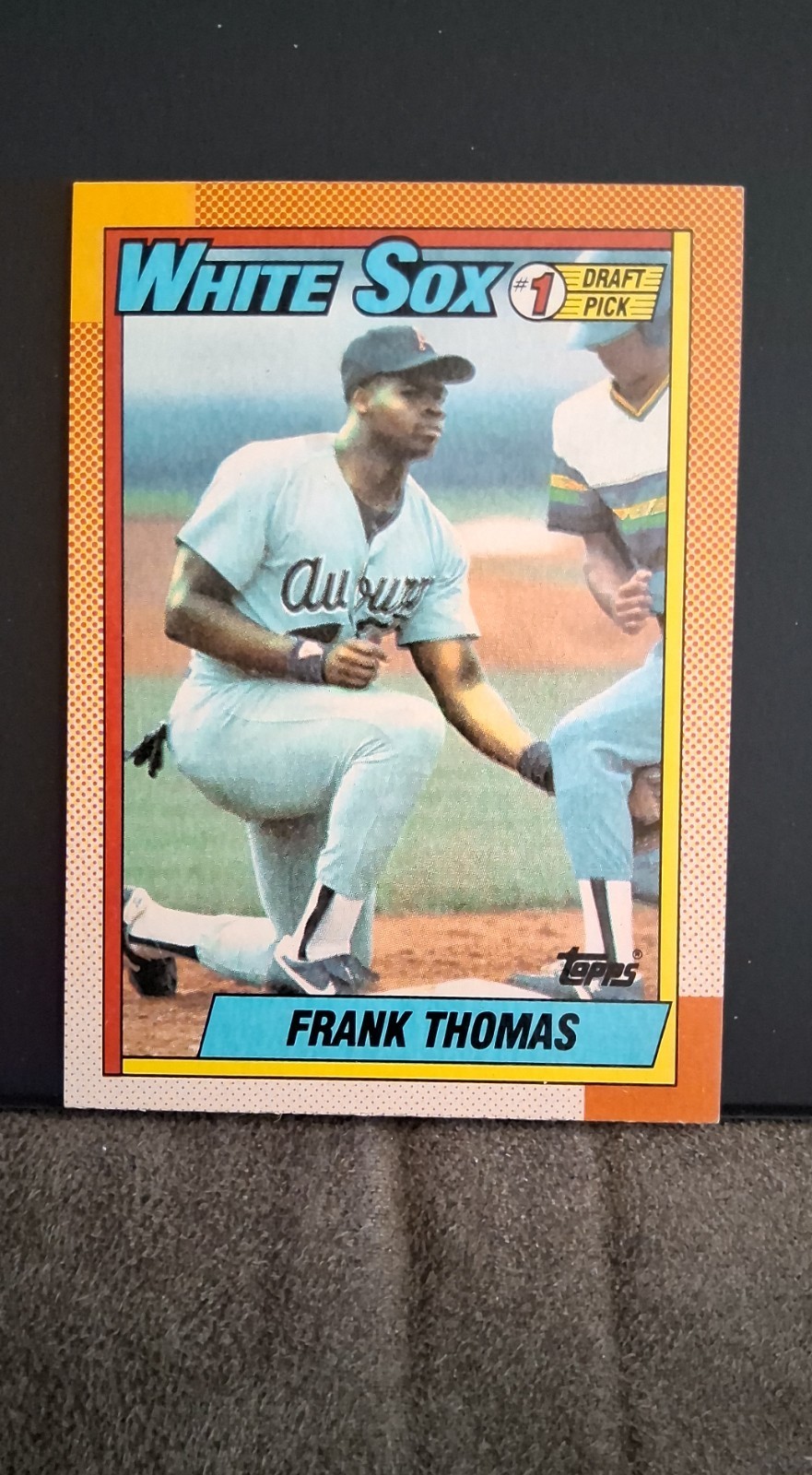 1990 Topps - Frank Thomas #414 Name on Front (RC)
