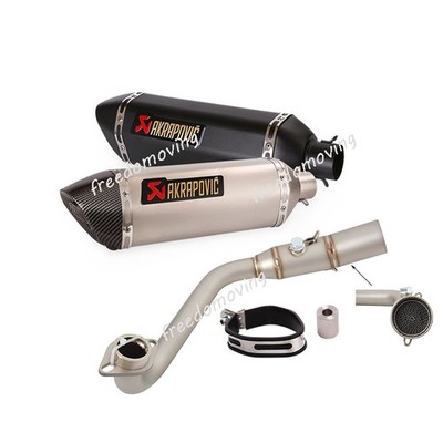 For Honda FORZA300 2018-2020 Slip On Exhaust System Front Link Pipe 51mm Muffler