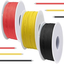 22 Gauge Silicone Wire 600V 22 AWG Silicone Stranded Wire 22AWG 3 Color