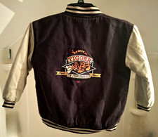 Disney Store Vintage 90s Denim Hood Embroidered Tigger Varsity Jacket Boys 4/5