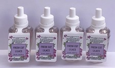 Lot of 4 New Bath Body Works Wallflower Plug In Bulb Refill FRESH CUT LILACS