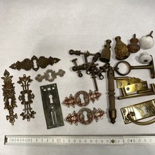 Schubladenknöpfe Vintage KonvolutGriffe  Schrankbeschläge Messinggriff antik