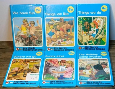 key words reading scheme ladybird book bundle x 6 levels 2-12 (v)