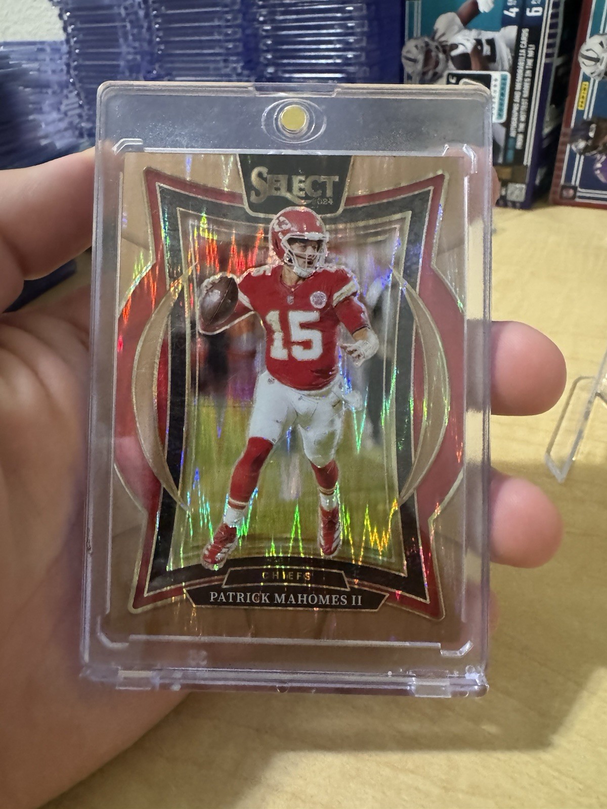 2024 Panini Select - Concourse Patrick Mahomes II #33 Copper Shock Prizm /299