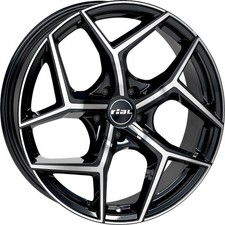 1x RIAL SALENTO diamantschwarz 8.0Jx18 5x114.3 ET40