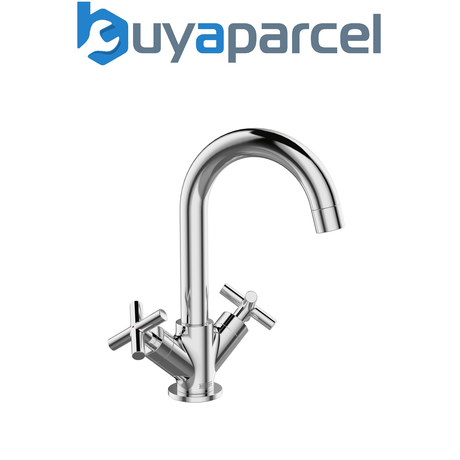 Bristan Naxos Chrome Mono Basin Mixer Tap + Waste + Fixings Monobloc