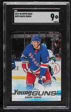 2019-20 Upper Deck Young Guns Kaapo Kakko #499 SGC 9 MINT 8sr