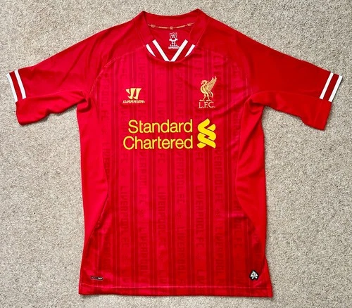 Authentic Warrior Liverpool F.C. 2013/14 Season Home Kit Shirt Mens Size M.