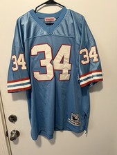 Size 52/XL | #34 Earl Campbell Jersey | Houston Oilers | Mitchell & Ness