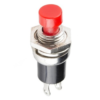 [ SparkFun COM-11992 ] Momentary Button - Panel Mount (Red)