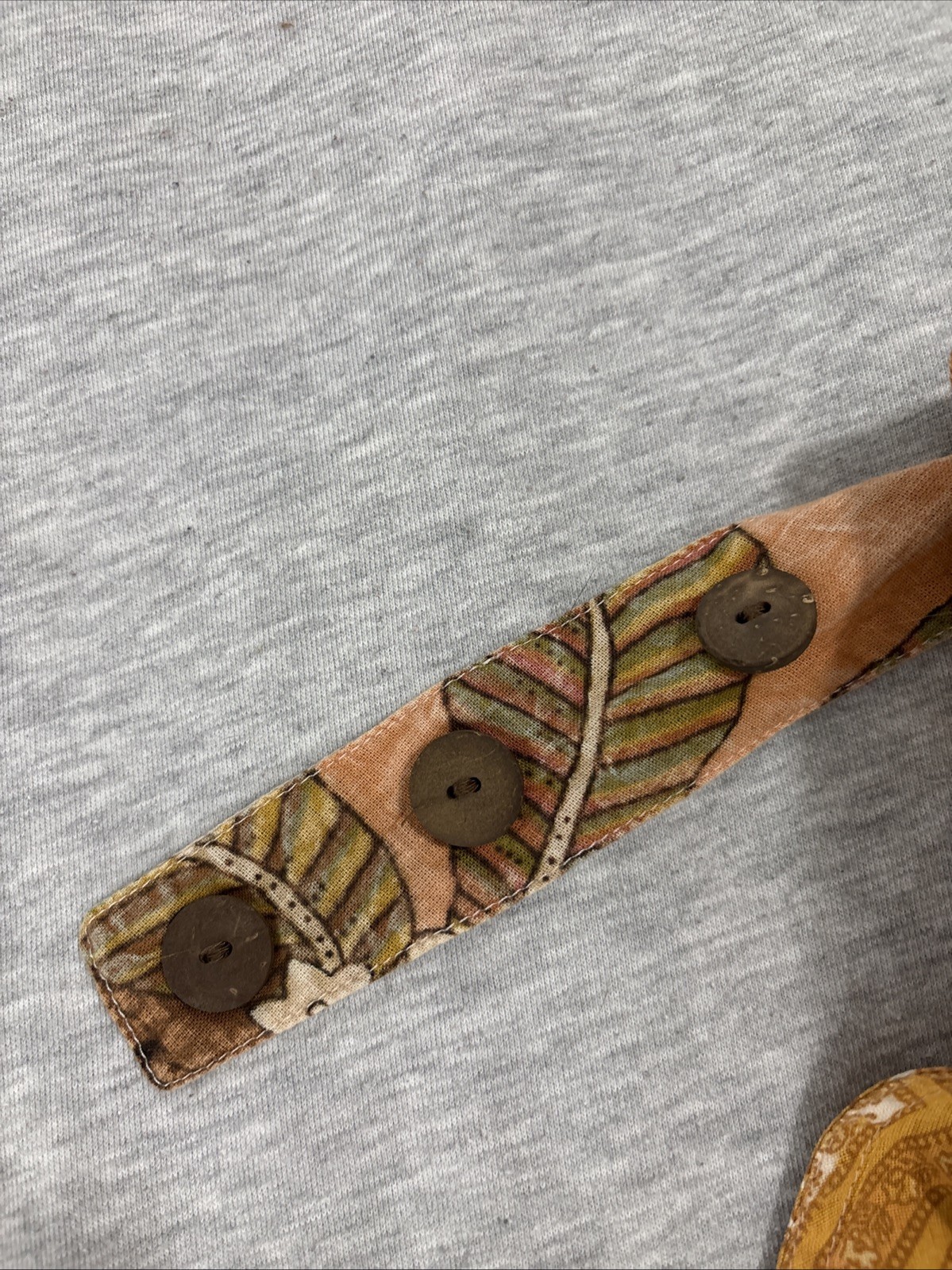 Blue Sky Patchwork Boho Overalls  Large Festival … - image 14