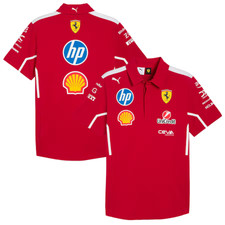 2025/26 Scuderia Ferrari F1 Racing Sebastian Team T-Shirt Polo shirt