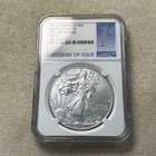 2015 (W) American Silver Eagle - NGC Graded MS70, 1st Day of Issue !! A064