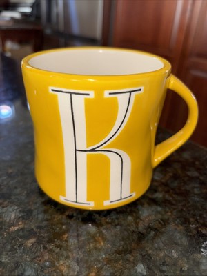 Anthropologie monogram  K  coffee mug. Nice condition- no chips or cracks.  