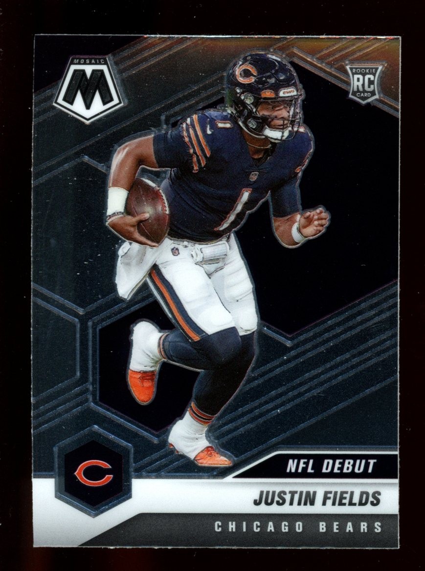 2021 Panini Mosaic #242 Justin Fields Chicago Bears Rookie