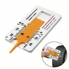 Tyre Tread Depth Measuring Gauge Measure Tool Van Car Truck Motorbike Thread UK