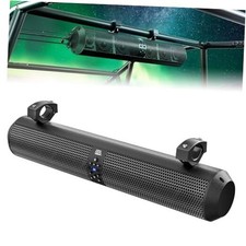 UTV Sound Bar 28 Inch ATV Soundbar 4X Subwoofers 2X Tweeters Roll Bar