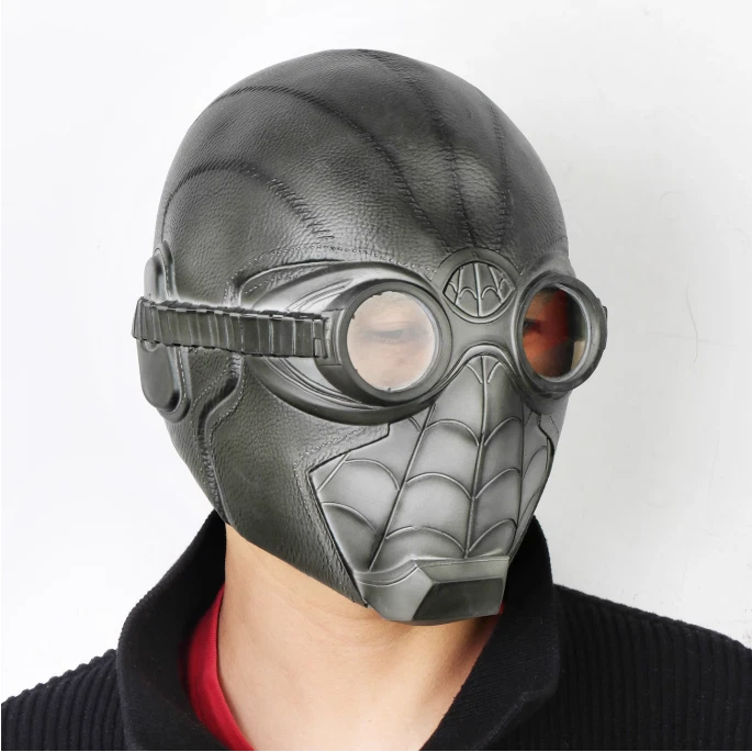 Spider-Man Noir Cosplay Casco Superhéroe Máscara Halloween Utilería Regalo Nuevo Foto 2 de 4