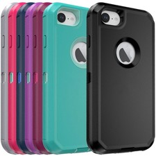 For iPhone 6/6S/7/8/6 6S 7 8 Plus Case Hybrid Rugged Cover Shockproof Heavy Duty