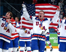 Team USA Brady Tkachuk  Autographed Signed 8x10 Photo COA #1
