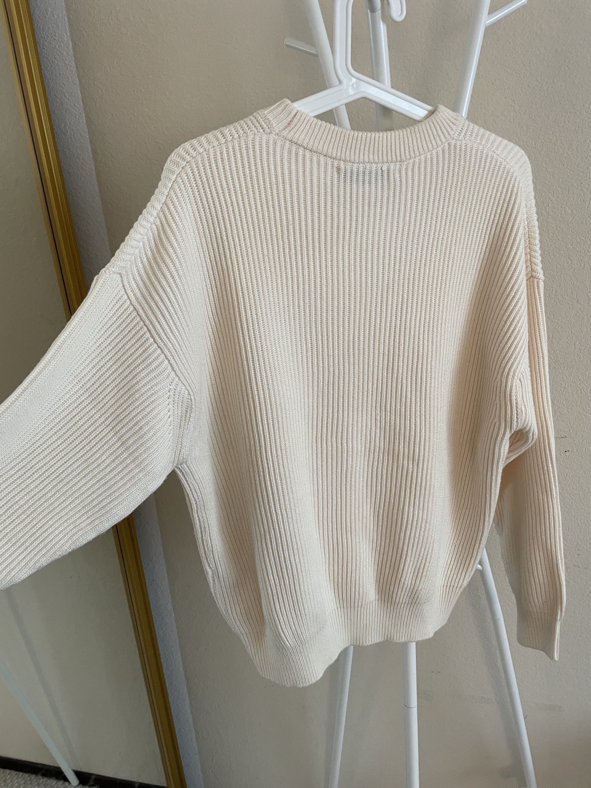 Zara Basic Knit Wool Blend Round Neck Sweater - S… - image 4