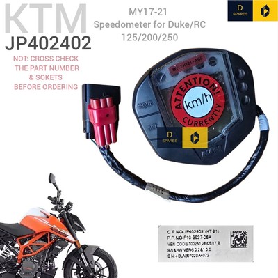 KTM 125duke 200duke スピードメーター Digital Speedometer Fits KTM Duke 125, 200 & 250 2017-2021