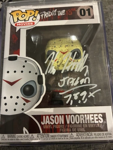 KANE HODDER Signed Funko Pop!  Jason Voorhees Friday The 13th #01 COA/Genuine