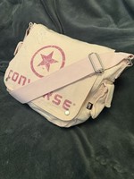 Unused Without Tags, Converse Over Shoulder Satchel in Pink Denim