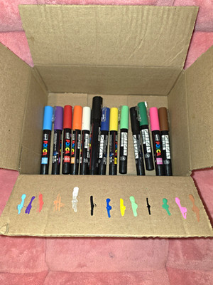 uni POSCA PC-5M Paint Marker Set, Multicolor Assorted Colors