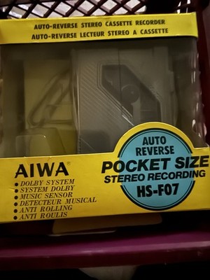 Aiwa Pocket Size Stero HS-F07 With Pkg (never Opened)