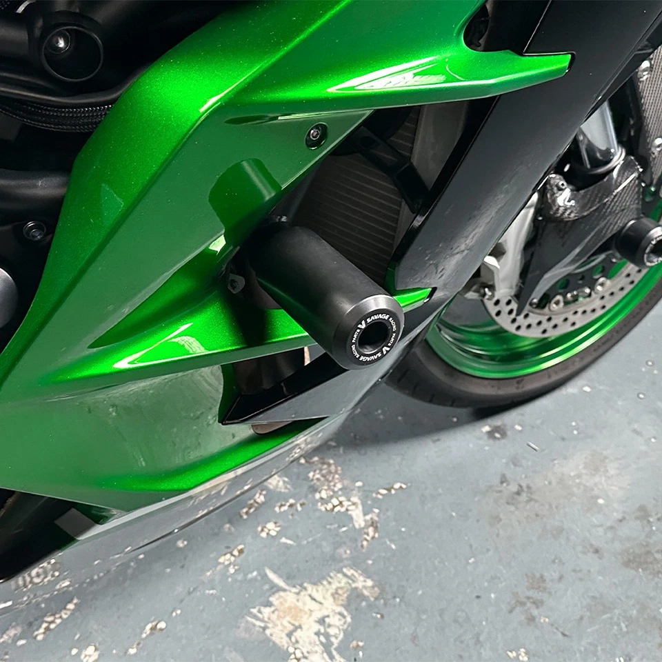 Protector protector antichoque deslizadores de marco de motor para KAWASAKI Ninja H2 2015-2020 Foto 2 de 4