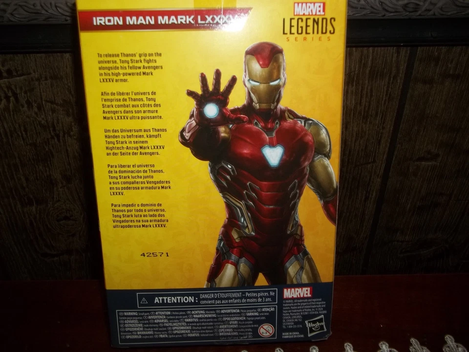 Figura Hasbro 2024 Marvel Legends Series Iron Man Mark LXXXV Marvel Studios 6"  Foto 2 de 4