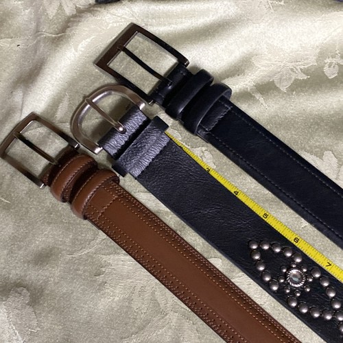 Womens Belts, Dress, Jeweled, Studded, Fashion Belts, XL 48 Inch Belts, 3 Pack - Picture 8 of 11