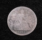 1842 O Seated Liberty Half Dime  #J11622