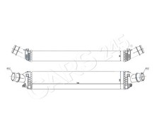 Ladeluftkühler Kühler Für AUDI A4/S4 B8 08-11 8K0.145.805 E