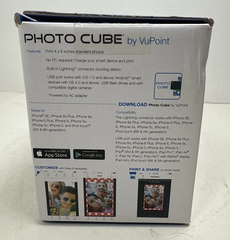 Photo Cube by VuPoint Model IP-P40-VP - Image 3 of 4