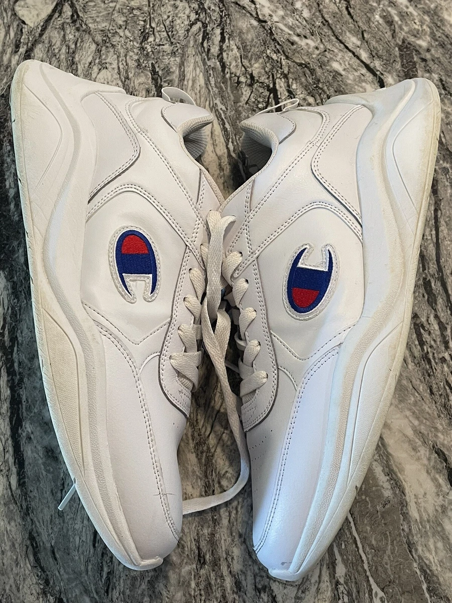 Mens white champion sneakers store
