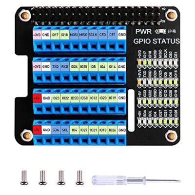 GPIO Screw Terminal Block Breakout Board HAT for Raspberry Pi GPIO Expansion ...
