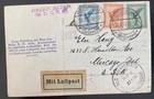 1928 Germany Graf Zeppelin LZ127 Flight RPPC Postcard Cover to Chicago iL USA Ai — photo 1