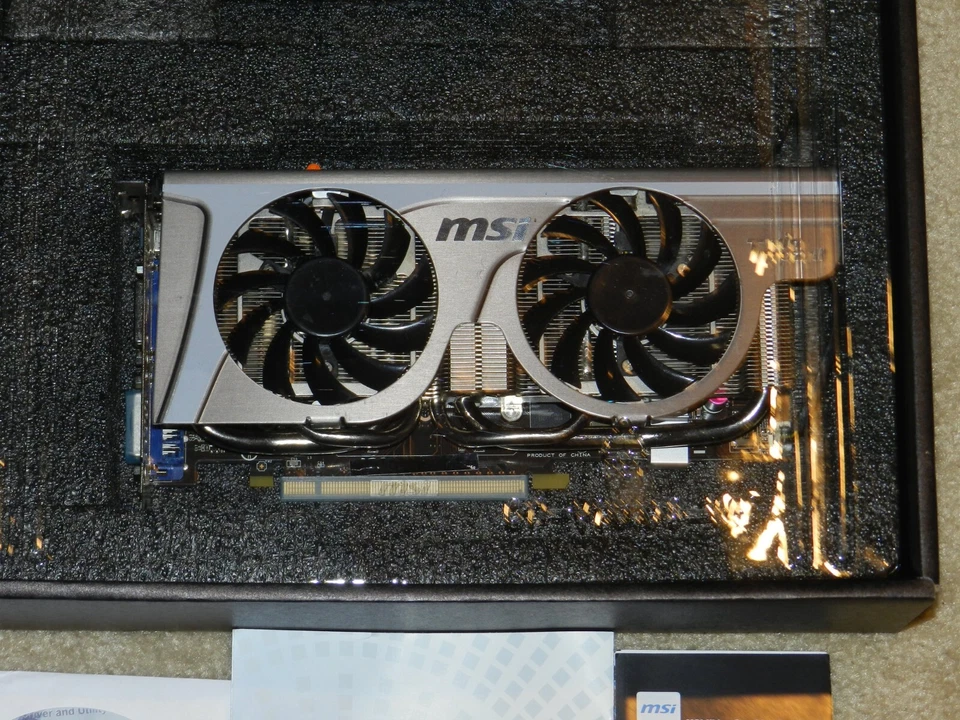 MSI NVIDIA GeForce GTX 560 Ti (N560GTX-Ti Twin Frozr II/OC) 1GB GDDR5 SDRAM PCI - Image 2 of 2
