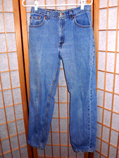Vintage Levi's Blue Jeans Womens 550 9 Jr S Relaxed Fit Tapered Leg Made In USA