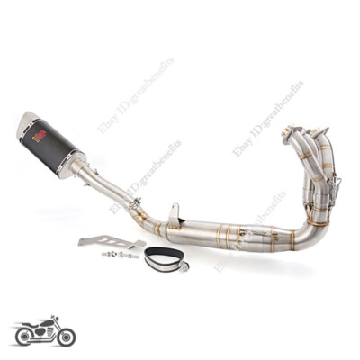 For Yamaha MT-09 FZ09 2020-2023 Exhaust System Header Link Pipe Muffler Escape