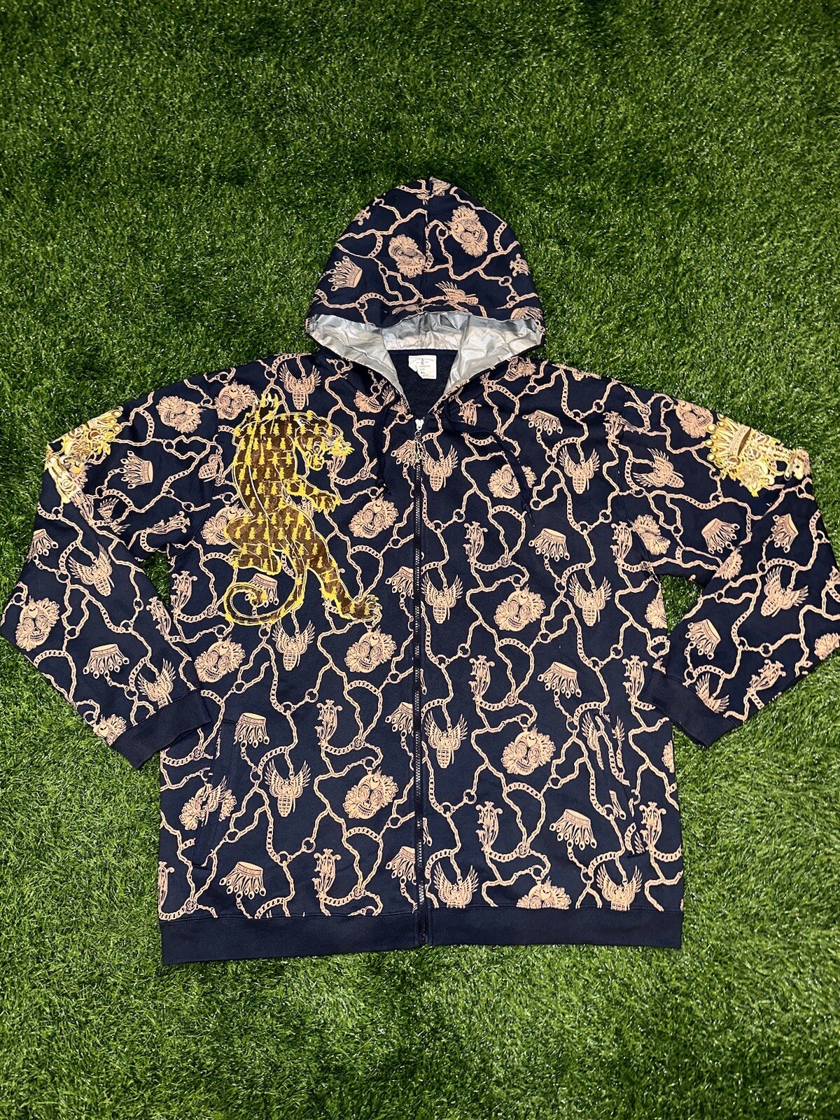 Christian Audigier Los Angeles Zip Up Hoodie Size 4XL eBay