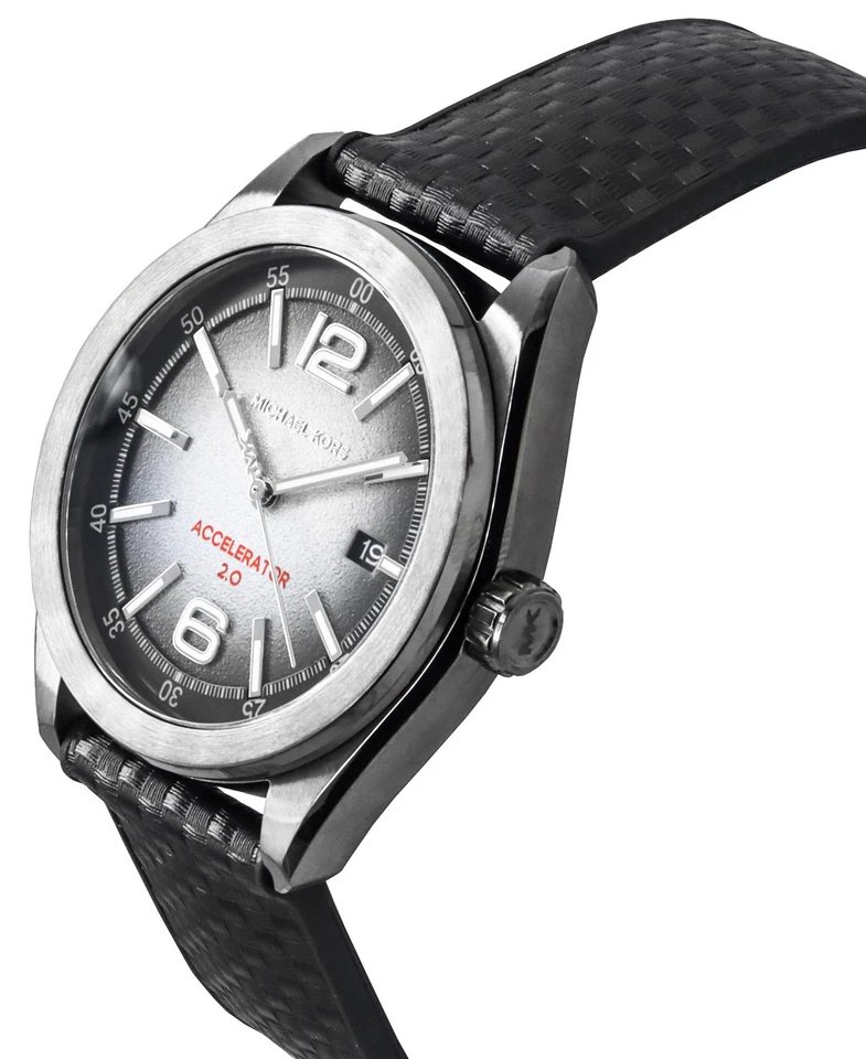 Michael Kors Accelerator 2.0 MK9175 Men's Gunmetal Silicone