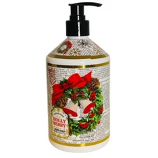 Home & Body Company Vintage Press Christmas Holly Berry Hand Soap 21.5oz Bottle