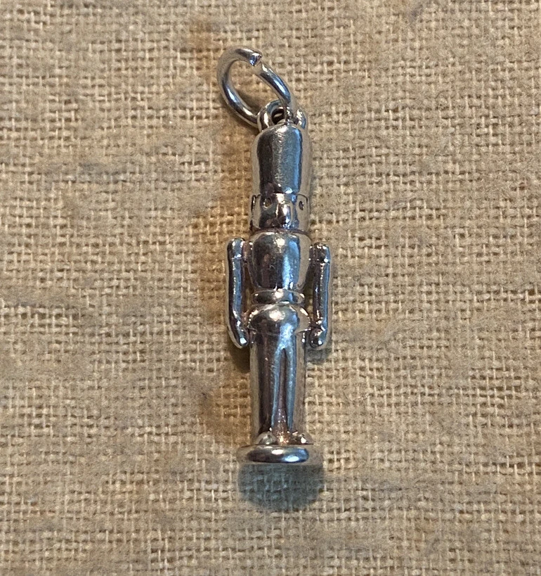 Retired Rare James Avery Sterling Silver Christmas Nutcracker