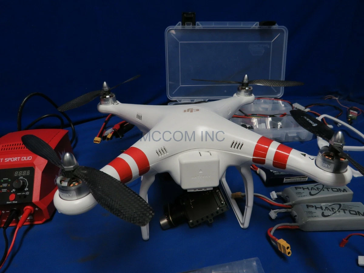 DJI Phantom Quadcopter Drone w/ remote, access | eBay